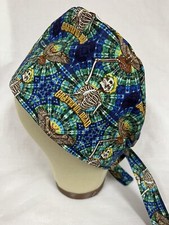 Men/Women Surgical Scrub Cap Lined Skeletons Very Cool Cap Cotton