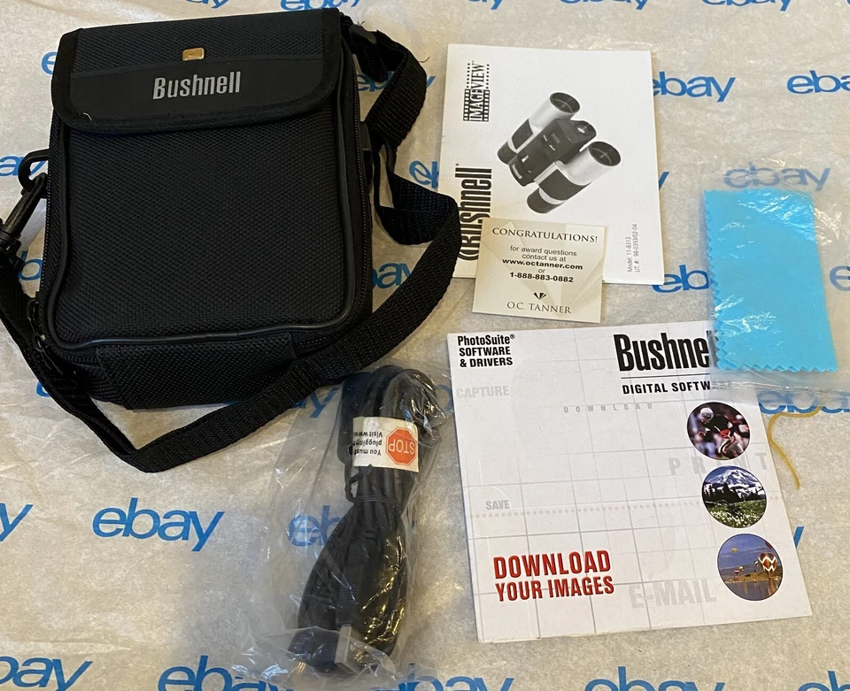 Bushnell Binoculars Built-In Digital Camera 8x30 Model #11-8313 - Image 3 of 4