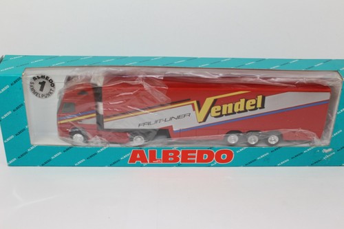 al2235, Albedo LKW Kühl Sattelzug Volvo Vendel Fruitliner OVP Neuwertig 1:87 - Picture 11 of 12