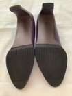 Coup D'Etat Eggplant Leather Open Toed Size 6-1/2 Heels — photo 3
