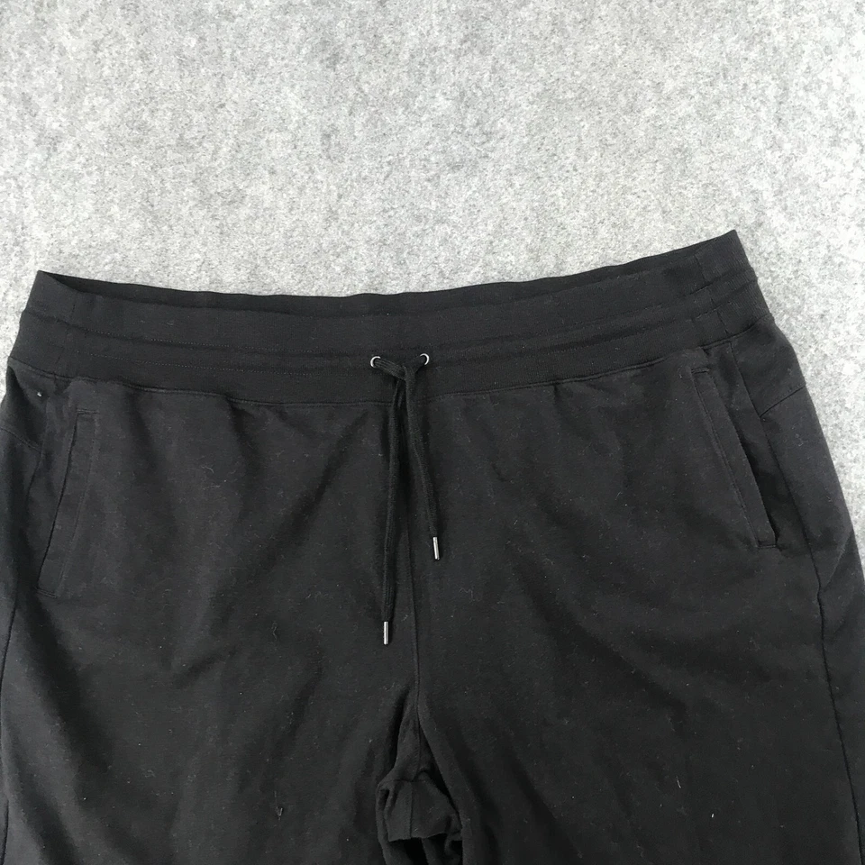 Pantalones Cortos Tek Gear Para Hombre Talla 2X Negros Tejidos Cordón Cintura Bolsillos Informales Foto 3 de 4