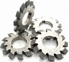 Set 8Pcs Module 1 PA20 Bore 16 1-8 Involute Gear Cutters M3 