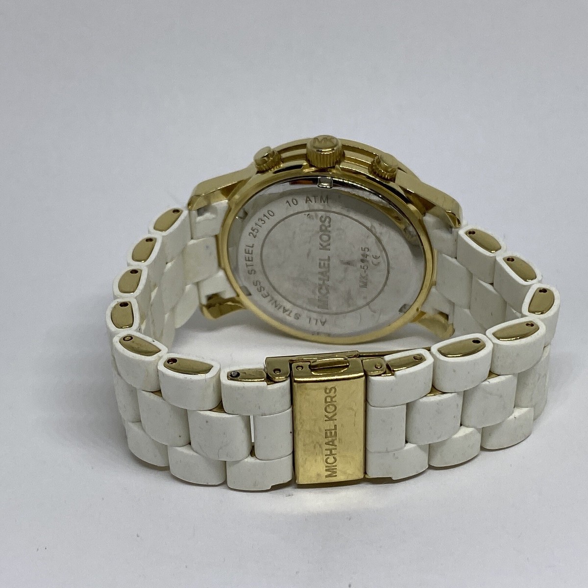 Michael Kors MK5145 Women's Two Tone Stainless Steel Analog Michael Kors MK5145 Women's Two Tone Stainless Steel Analog