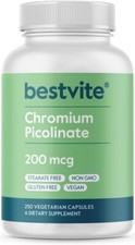 Chromium Picolinate 200mcg 250 Vegetarian Capsules 