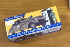 Vintage 40's American Dimestore 1:43 Deluxe Plastic Army Military Police  #20036