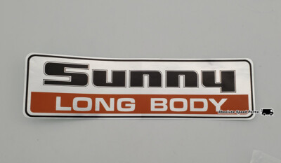 NEW OEM DATSUN 1200 NISSAN Emblem Sticker for Sunny Long Body 