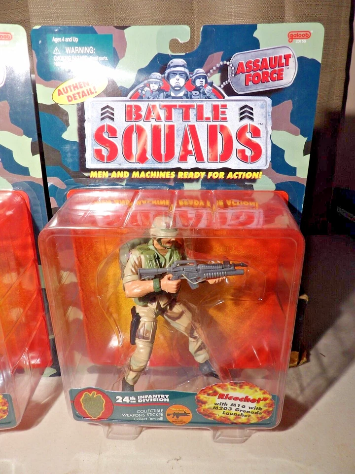 2 ESCUADRONES DE BATALLA FUERZA DE ASALTO 24ª INFANTERÍA FIGURAS DE ACCIÓN AMBOS NUEVOS Foto 4 de 4