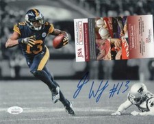 JAMES WASHINGTON PITTSBURGH STEELERS SIGNED AUTOGRAPHED 8X10 PHOTO JSA WPP526383