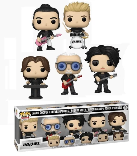 Funko Pop Rocks - The Cure 5 Pack Jason Cooper Reeves Gabrels Rober Smith Simon