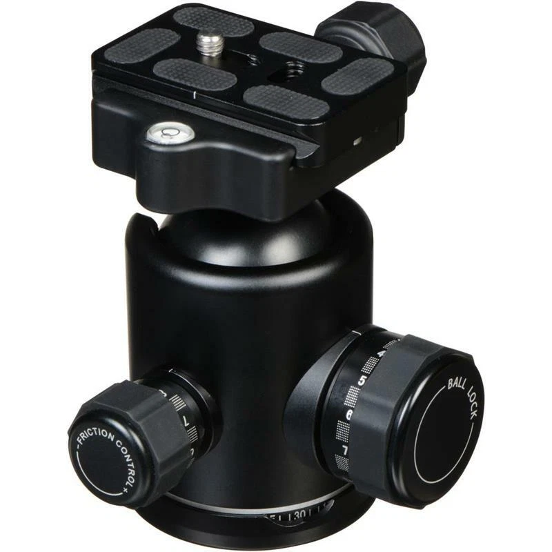 Benro B3 Double Action Ballhead with PU-70 Quick Release Plate for Benro Tripods - Image 2 of 4