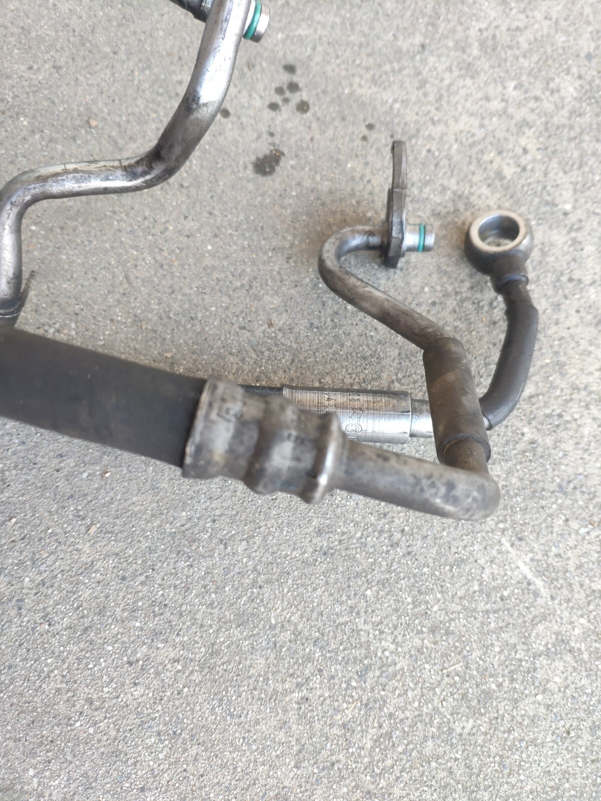 2008 Mercedes E350 W211 Power Steering Oil Fluid Cooler Line Pipe