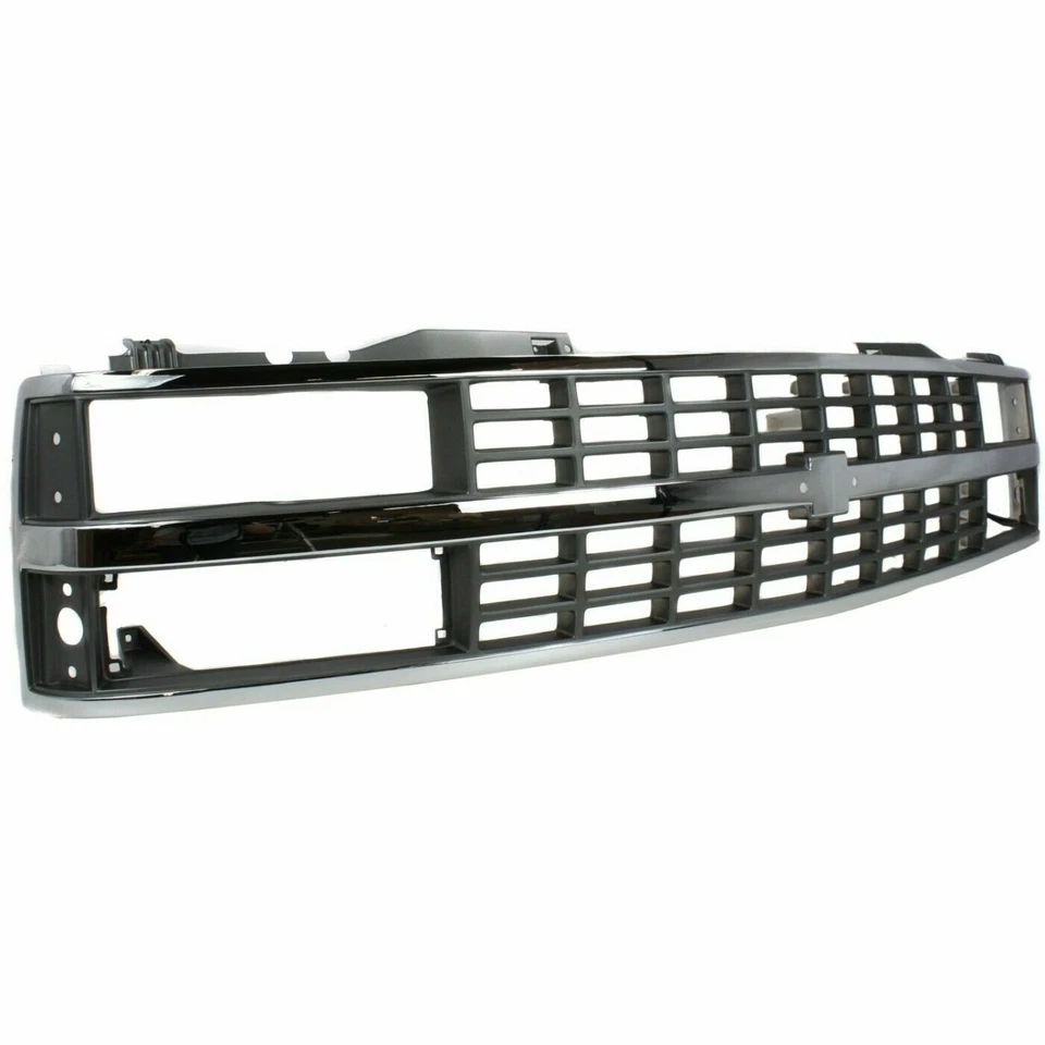 NEW Chrome Grille For 1988-1993 Chevrolet C1500 C2500 C3500 K1500 K2500 K3500 - Image 3 of 4
