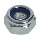 <!--F#f_0-->Qty 10 Hex Nyloc Nut M6 (6mm) Zinc Plated Steel Class 8 Lock Insert<!--F/-->
