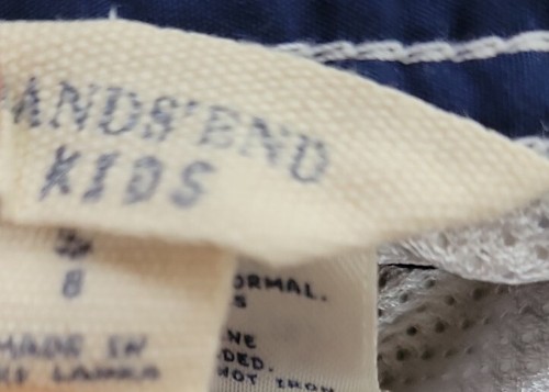 Lands' End Swim Board Shorts Kids Boys S Multicolor Hawaiian Mesh Lined Lace Up - Picture 7 of 7