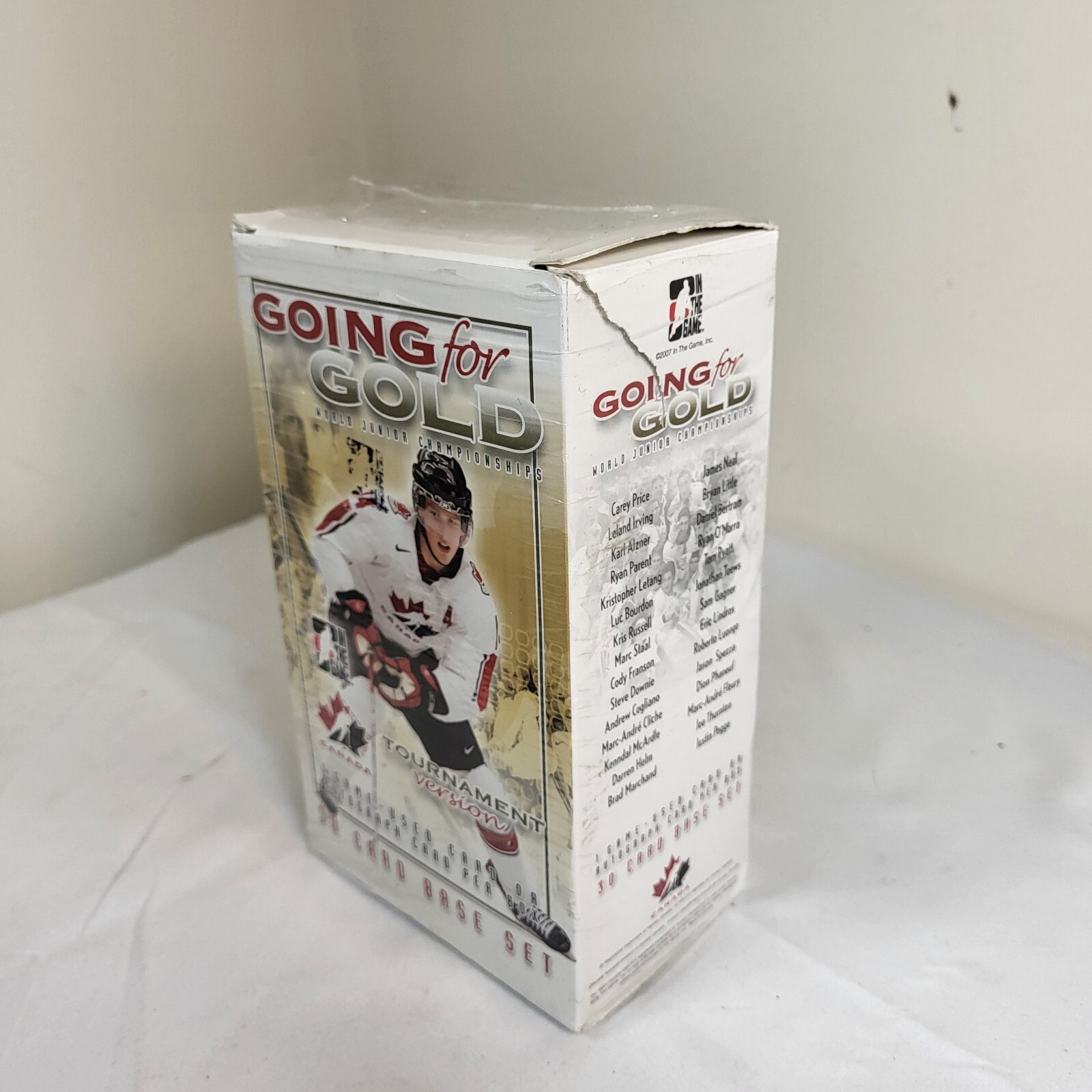 2007 Going for Gold Team Canada World Juniors 30-Card Set In The Game autograph