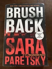 Brush Back by Sara Paretsky ARC Advance Reader’s Copy Uncorrected Proof PB VG