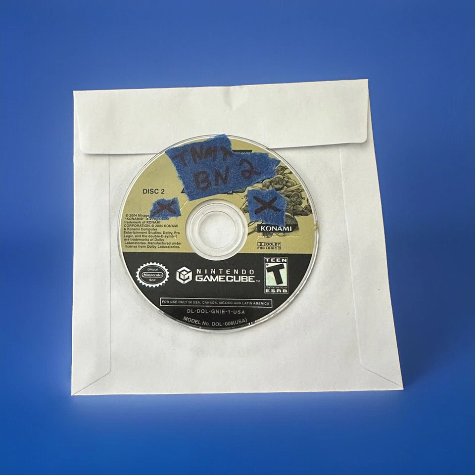 GC Teenage Mutant Ninja Turtles 2 Battle Nexus GameCube, 2 Discos - *VER DETALLES* Foto 3 de 4