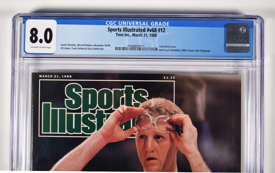 Larry Bird Sports Illustrated Cover Issue “The Legend Lives On!” Rated 8.0 by CG - Image 3 of 4