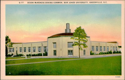 Postcard: LT G-77 DIXON MCKENZIE DINING COMMON, BOB JONES UNIVERSITY,