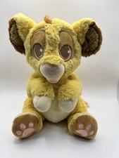 Disney Simba Plush Lion King Cub Stuffed Animal Yellow Lion Toy 10  