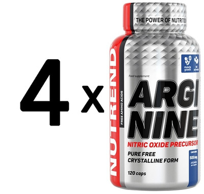 4 x Nutrend Arginine - 120 caps (77,06 EUR/kg)