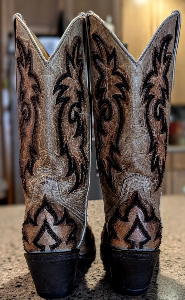 OLD GRINGO yippee Ki Yay FIRE, custom Finish 8B, EUC Festival, Leather Boots - Image 4 of 4