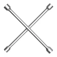 Ken-Tool 35635 Lug Wrench, 14In.L, Chrome, 4 Way