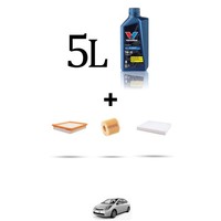 Hoffcar Set Service 3 Filter Und 5L ÖL FüR Toyota Prius 1.8 16V 100Kw Von 200