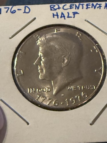 1776-1976-D Kennedy Bicentennial Half Dollar Independence Hall Sammlermünze