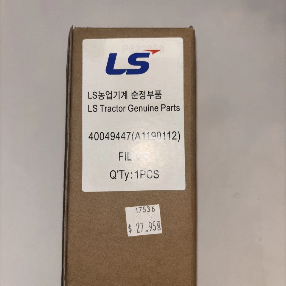Ls Tractor Genuine Parts 40049447 Filter Element New Old Stock - Image 3 of 3