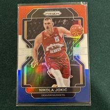 Nikola Jokić Red White Blue No. 32 Prizm Basketball 2021-22