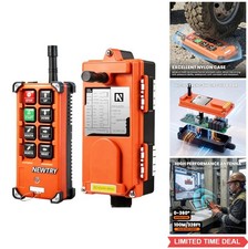 Wireless Crane Remote Control 8 Button 12V Industrial Hoist Transmitter Receiver