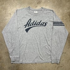 Vintage Y2k Adidas Long Sleeve shirt Script Collegiate Spellout