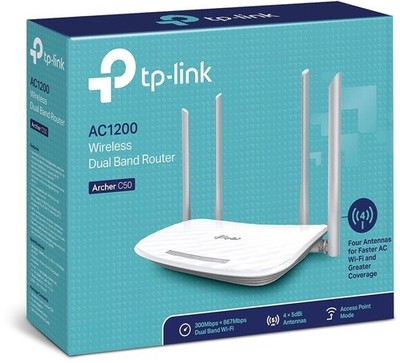 TP-Link Archer C50 AC1200 WLAN Router   Dualband, Neu, OVP