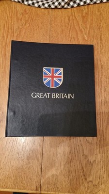 Großbritannien Leuchtturm 1837-1986 Vordruckmarkenalbum Seiten. Siehe Video.