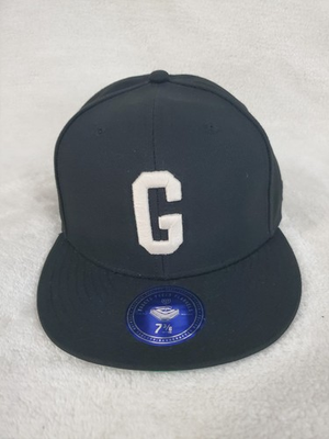 #ad WASHINGTON HOMESTEAD GRAYS NLB EBBETS FIELD BLACK IVORY FITTED HAT SZ 7 3 8 MENS $35.99