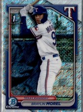 2024 Bowman Chrome - Prospects Shimmer Refractors #BCP-192 Braylin Morel