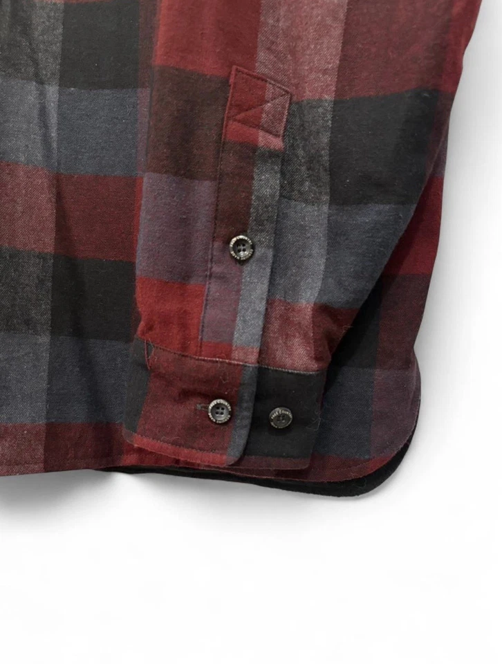 NWT! Men's Free Country Plaid Button Down Adirondack Flannel XL Comfort Warm - Image 4 of 4