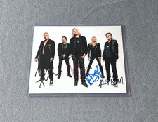 DEF LEPPARD JOE ELLIOTT PHIL COLLEN VIV CAMPBELL RICK SAVAGE ALLEN SIGNED 8X10