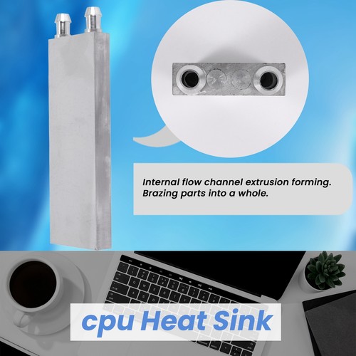 Aluminum alloy CPU Radiator 40x120mm Water Cooling Liquid Water Cooler4388 - Afbeelding 2 van 7