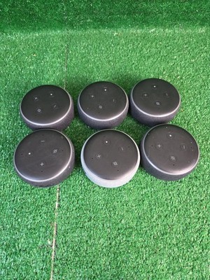 Lot of 6 Amazon Alexa Echo Dot (Untested)