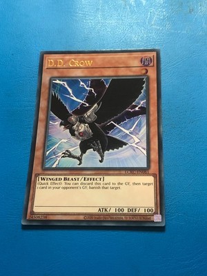 Yugioh Ultra Rare D.D. Crow LCKC-EN081