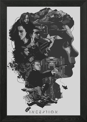 Inception Framed Wall Art Poster Canvas Print Picture