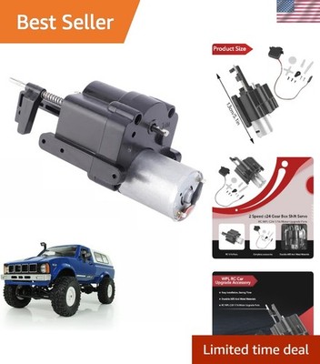 High-Torque Servo and Metal Gearbox Upgrade for WPL C14 C24 C34 RC Vehicles