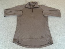 Helly Hansen Shirt Womens Medium Verglas 1/4 Zip Pullover Base Layer Fleece Top