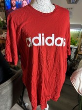 Men?s Adidas XL Tshirt Red/White Short Sleeve Great Condition