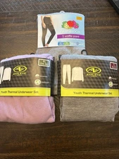 Thermal Underwear Set Of 3 Youth Xl- Youth Small. Women’s Lg Just Pant