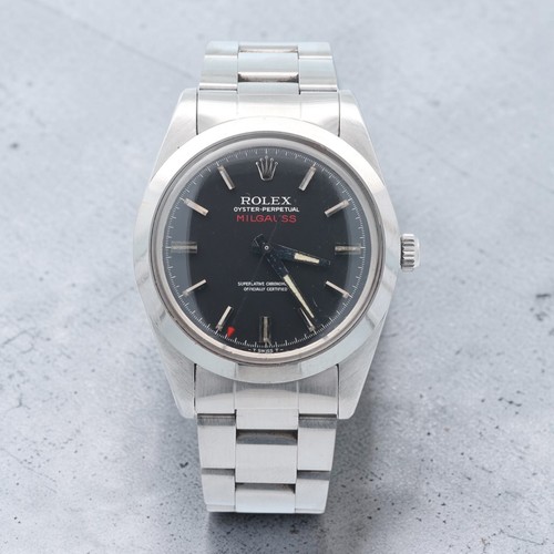 Rolex Milgauss Watch reference 1019 All Original Black Dial