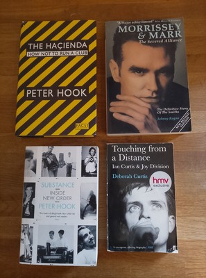 BUCH - Konvolut X4 Manchester Madchester Music Smiths New Order Joy Division Bücher