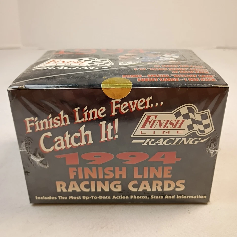 1994 Finish Line Racing NASCAR Silver Series Edition 36 Pack Factory Sealed Box - Image 2 of 4